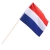 Zwaaivlag Nederland (30 x 45 cm) rood/wit/blauw