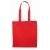 Katoenen tas met lange hengels (140 gr/m2) rood